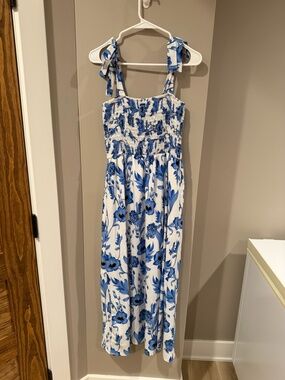 Floral Midi Dress Sz M